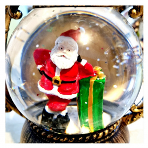 Lampara navideña de luz