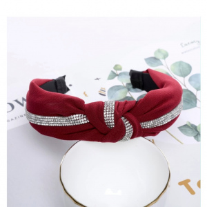 Diadema nudo brillante