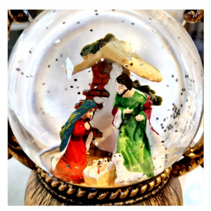 Lampara navideña de luz