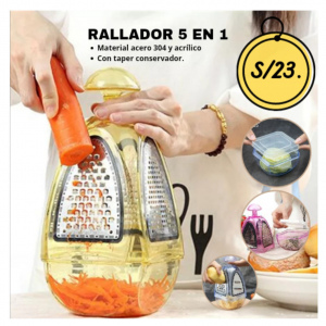 OFERTA!!!!!!           Rallador 5 en 1