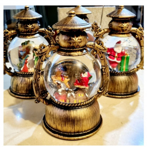 Lampara navideña de luz