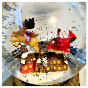 Lampara navideña de luz